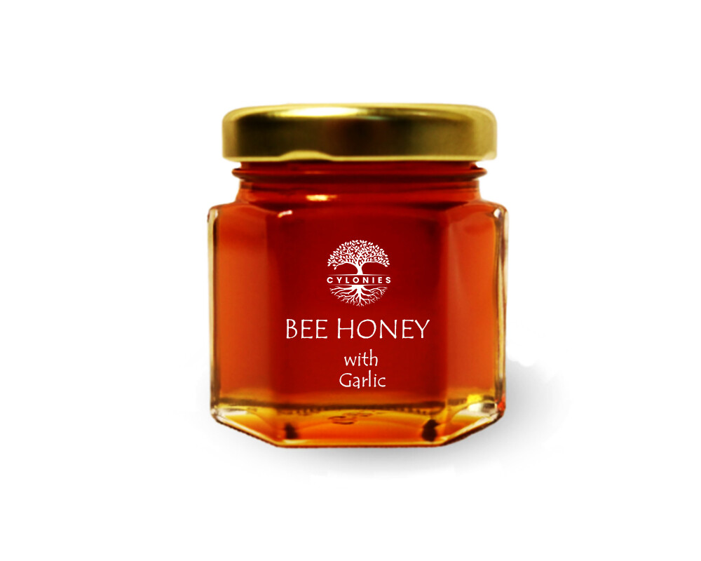 Bee Honey with Garlic Flavor