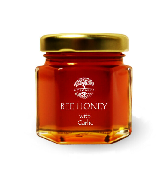 Bee Honey with Garlic Flavor