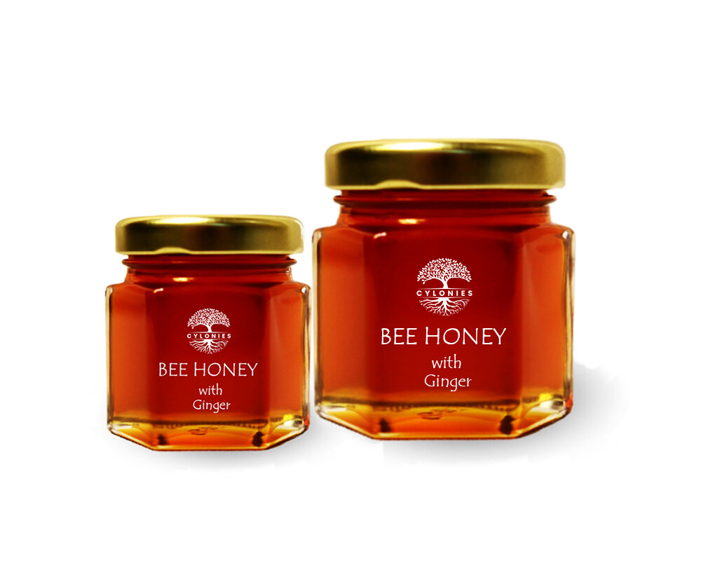 Bee Honey with Ginger Flavor