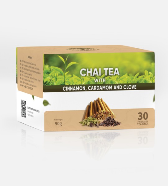 Ceylon Chai Tea - 30 Pyramid Tea Bags