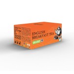 अंग्रेजी नाश्ता चाय - 50 चाय बैग (कार्डबोर्ड बॉक्स)
