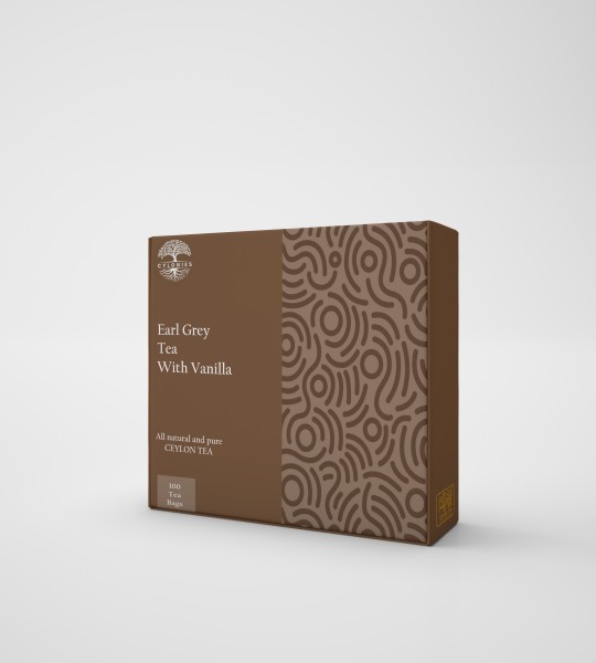 Vanilla Earl Grey Tea - 100 Tea bags (Cardboard box)