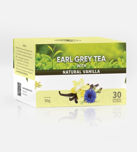 Vanilla Earl Grey Tea - 30 Pyramid Tea bags