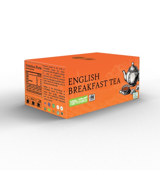 English Breakfast Tea - 50 tea bags (Cardboard box)