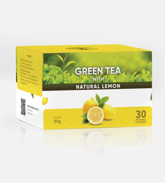 Ceylon Green Tea with Lemon - 20 Tea bags (Metal Can)