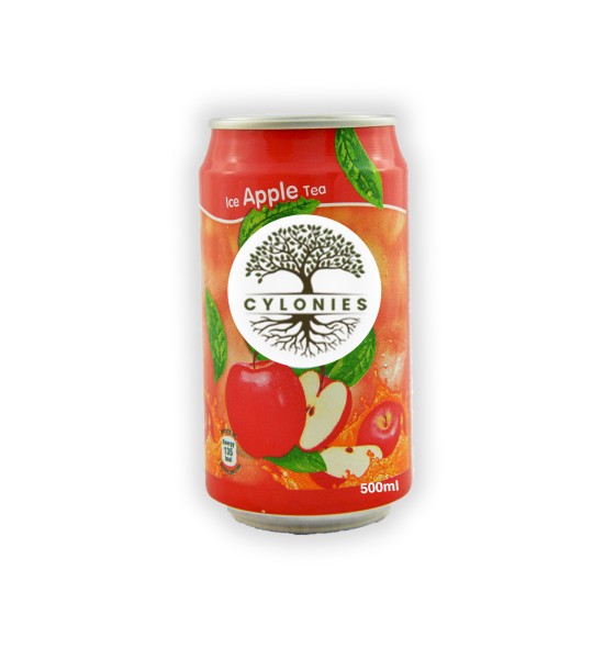 Apple Flavored Iced Tea - Metal Can - 500ml