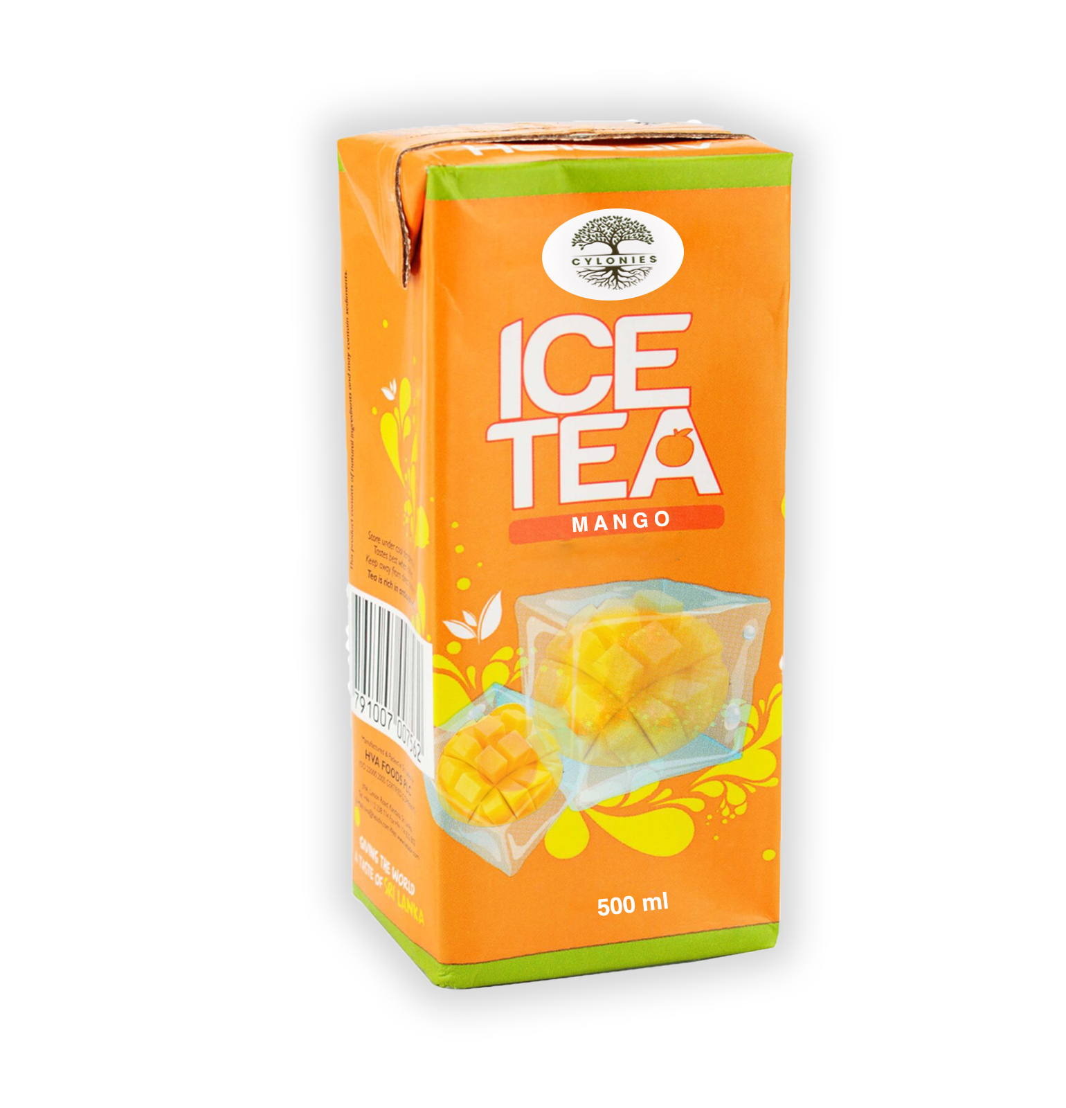 Mango Flavored Iced Tea tetra Pack 500ml