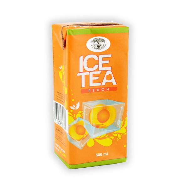 Peach Flavored Iced Tea - Tetra pack - 500ml