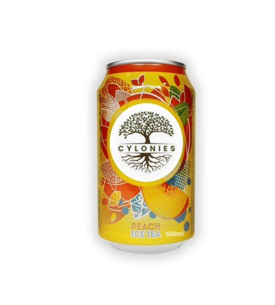 Peach Flavored Iced Tea - Metal Can - 500ml