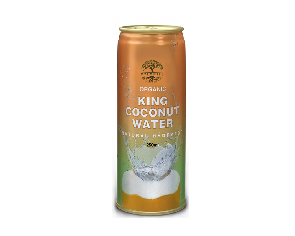 Bottled King Coconut Water Metal Can 250ml