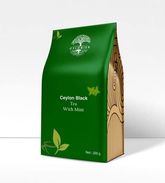 Thé noir de Ceylan à la menthe - 24 sachets